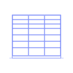 Layouts Pantries Reach In Framed Mix Vertical Stencil Svg Design File, Free Vectors File